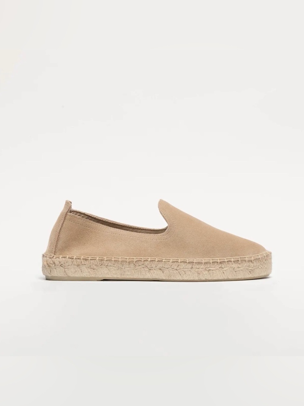 Zara Men's Tan Suede Classic Espadrilles